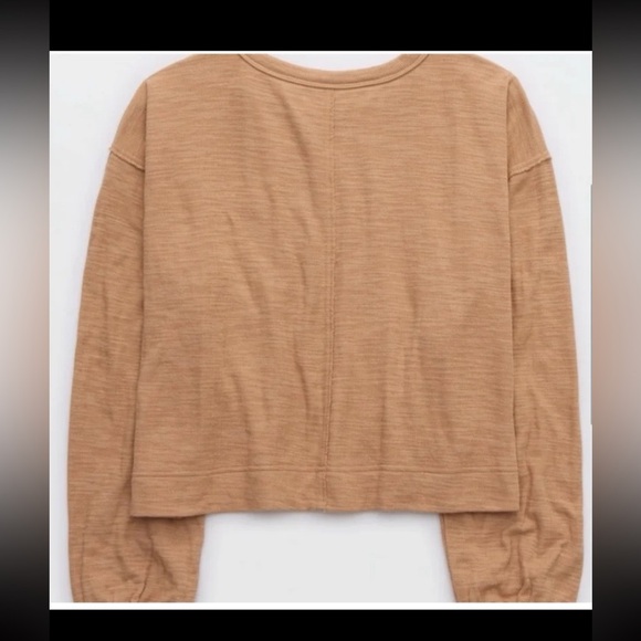 Aerie Endless Summer Crew Sweatshirt
In Toasty 
Size Small Oversized - Picture 4 of 12